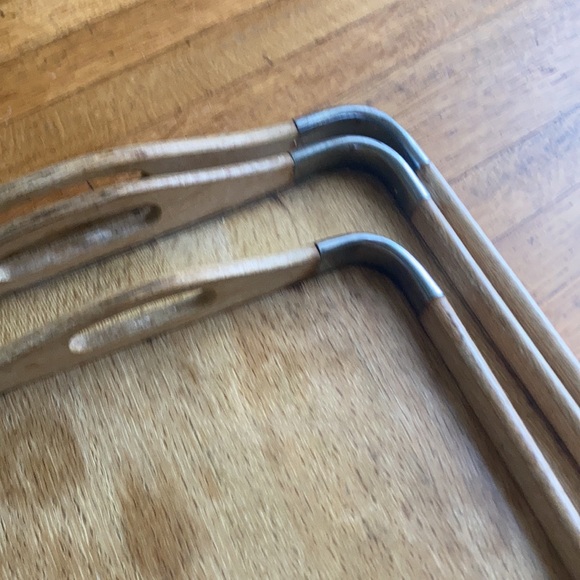 🍶🍽🧂 Set of (3) Mid-Century Modern Woodpecker Woodware Serving Trays 🍹🥪🥣 - Picture 5 of 10